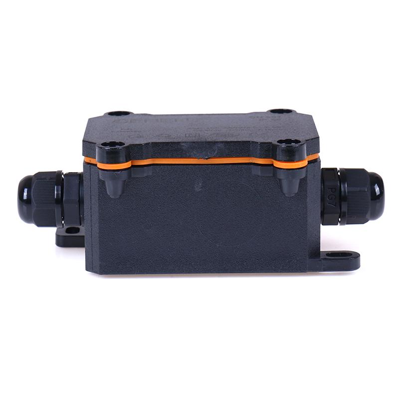 2Way Waterproof Ip68 Electrical Cable Wire Connector Junction Box For Outdoor