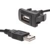 AUX USB Port Kabel Adapter 12-24V Schnur Kabel USB Ladeadapter für Toyota VIGO 25M Ausgangsspannung 5V Ausgangsstrom