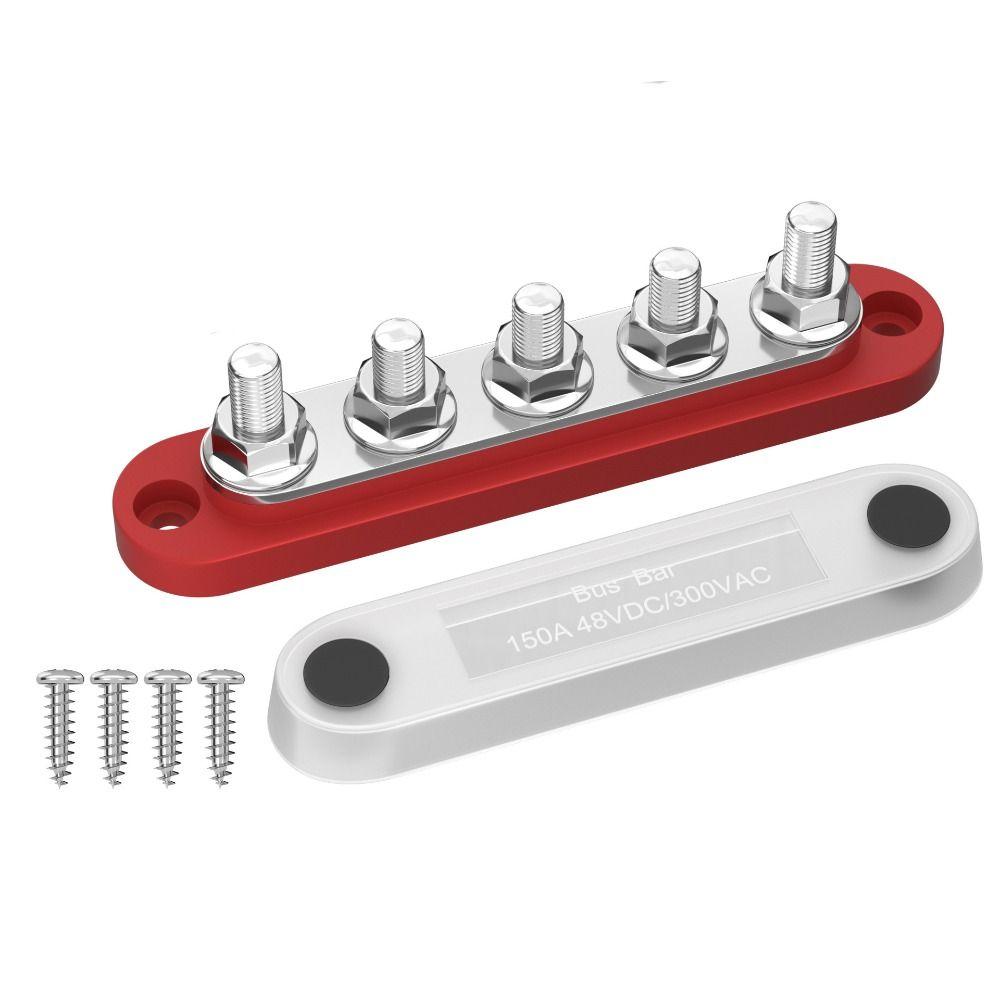 with Cover Power Distribution Block Bus Bar Bus copper busbar  for Marine Automotive Solar Systems