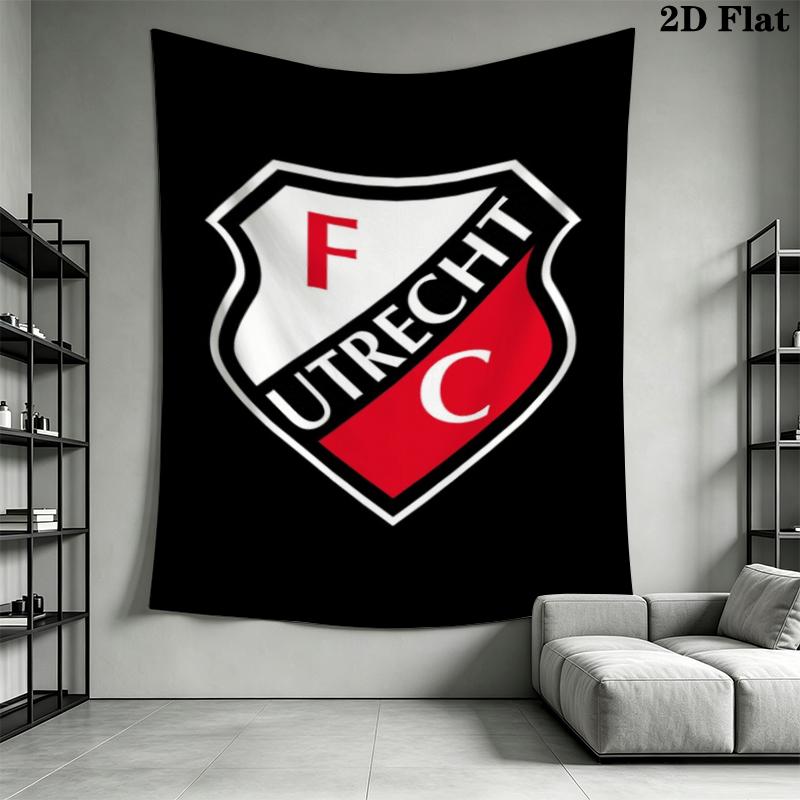 f c utrecht Wall Tapestry Aesthetic Wall Hanging Printed Fabric Blanket Decorative Tapestries for Bedroom Living Room Home Decor