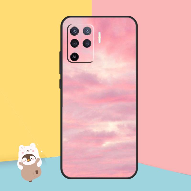 Pastelově růžový kryt pro OPPO Find X5 X3 Lite Pro A15 A16 A52 A72 A5 A9 A31 A53 A83 A93 A54 A74 A94