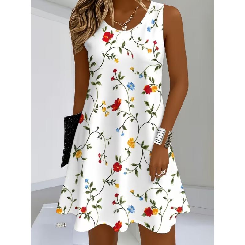 Spring and Summer Women's Sleeveless Dress