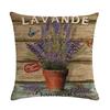 45X45Cm Decorative Throw Pillows Case Purple Lavender Flower Pillowcase Decorations Home Navidad Decor Flower Floral Decor