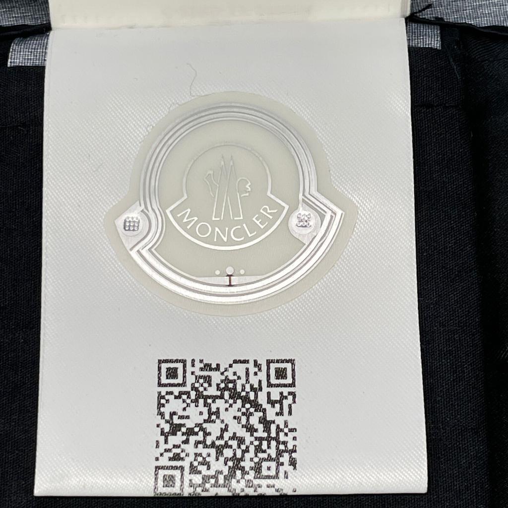 Moncler EBIHENS 2WAY Pleated Switching Trench with Inner Down Vest Coat 1 blackUsed