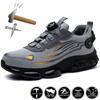 Męskie trampki robocze Oddychające buty robocze ze stalowymi noskami Poduszka powietrzna Męskie sportowe buty ochronne Damskie odporne na przebicie buty budowlane