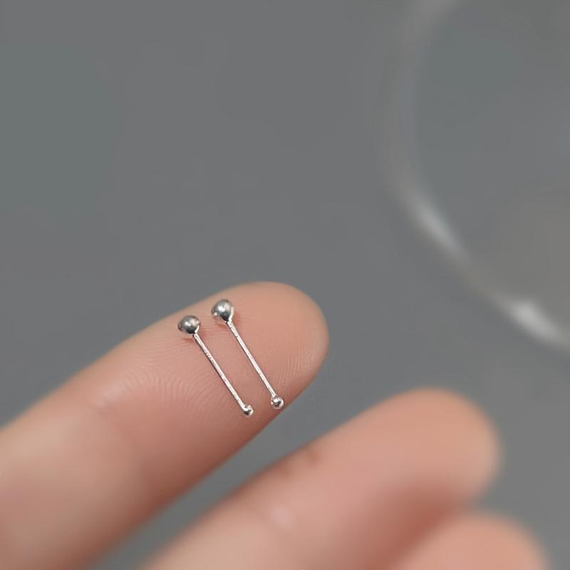 2023 Winter Trendy Metal Minimalist Stud Earrings: Japanese & Korean Style, Versatile & Elegant for Women