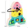 Busy Board Toy Educational Multiple Ways to Play Wooden Kids Puzzle Shape Switch