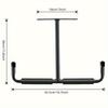 1/2/4Pcs Heavy Duty Garage Storage Hook Rack, Ceiling Installation for Hanging Ladders, Hoses, Wood & Bulky Items, Ideal
