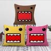 Cute Funny Cartoon Meme D-Domo Kun Pink Brown Comfortable Soft Pillow Case For Sofa Living Room Home Decor Protective Covers