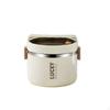 Stainless Steel Lunch Box, DoubleLayer Bento, Lid, Separate Compartments, Office, Minimalist