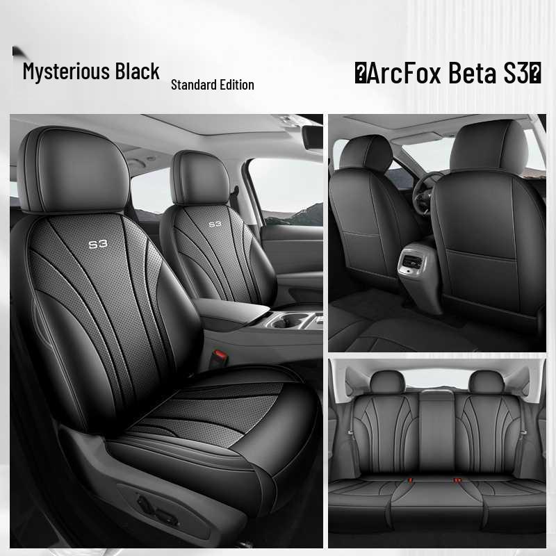 Jihu Beta S3 Universal Leather Seat Covers, Breathable & All-Season, Fits 26 Models Note