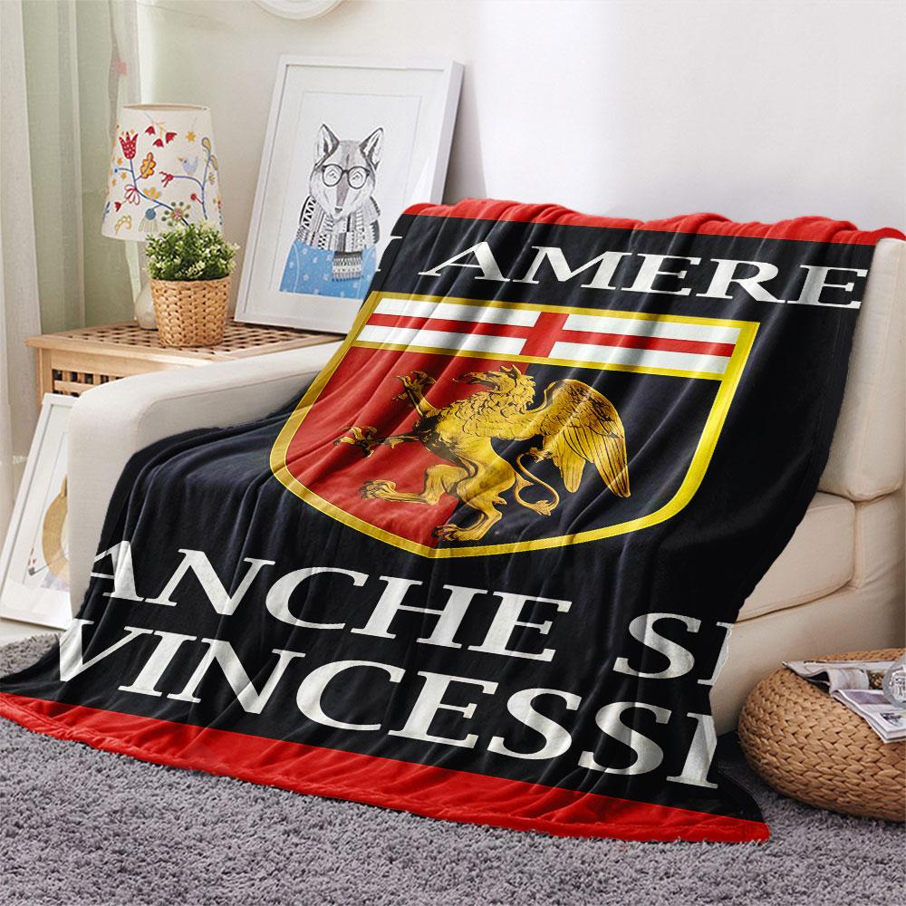 Genoa logo Blanket, High quality Comfortable for All Seasons, Home Decor, Warmth and Comfort