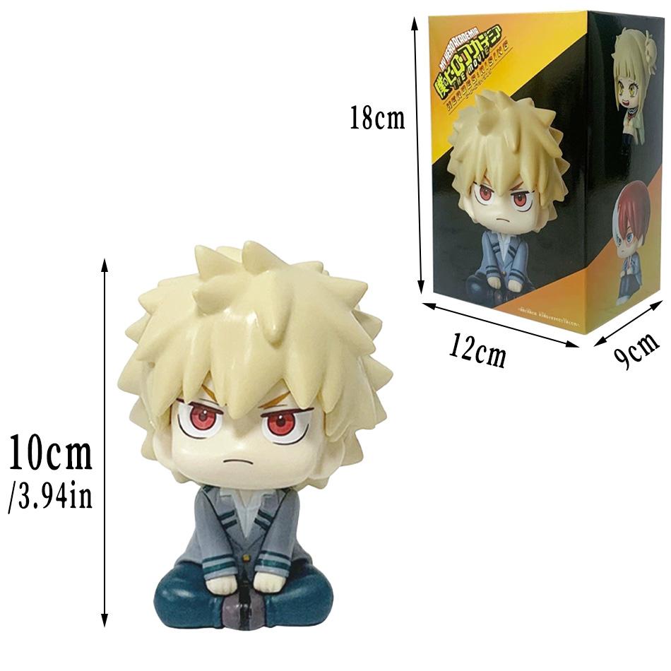 10CM Anime My Hero Academia Bakugo Katsuki Action Figure No Hero Academia Model Toys Anime Figure Toys for Kids Christmas Gift