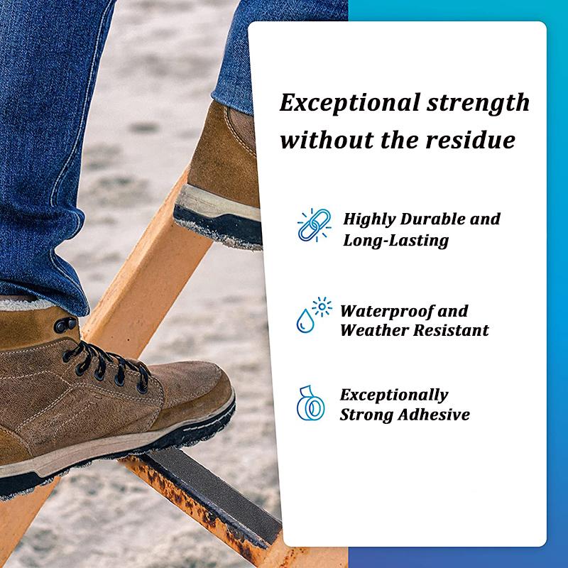 Bodenrutschfestes Klebeband Badezimmer Treppen Hohe Reibung Sicherheit Anti-Rutsch-Band Außen Innen Skateboard Aufkleber Badewanne Anti-Rutsch Klebstoff