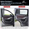Car Door Anti Kick Pad Carbon Fiber Protection Decals Stickers for Changan WEY Vv6 2018 2019 2020 2026 Auto Accessories