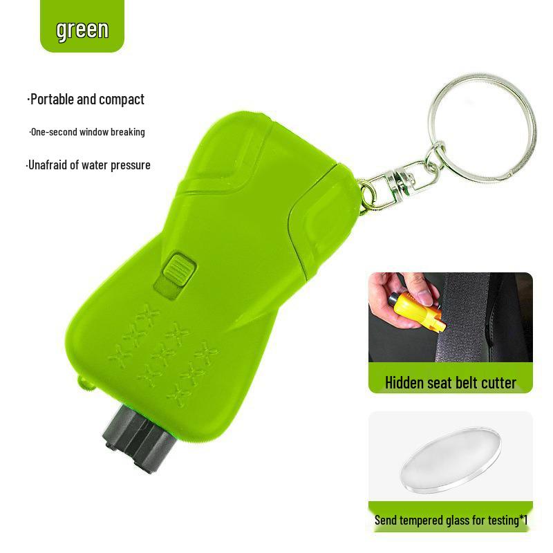 Mini Car Safety Hammer: Multi-Function Window Breaker & Seat Belt Cutter for Emergencies