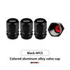 4pcs Car Logo Wheel Tire Valve Core Cap Auto Styling Accessories For Toyota Gazoo Racing TRD Corolla Yaris Chr Auris Rav4 Prado