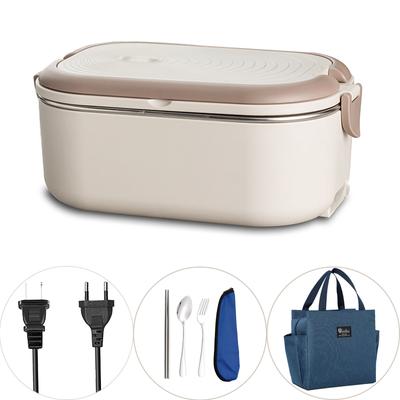220V 110V Elektrický obedár Nerezový ohrievač jedla Ohrievací Bento box 1L EÚ US zástrčka Školská kancelária Termostatický ohrievač 18W