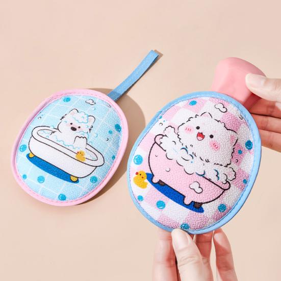 Bath Loofah Sponge Soft Absorbent Kids Bath Scrubber Cute Exfoliating Scrubber Shower Loofa Sponge for Boys Girls