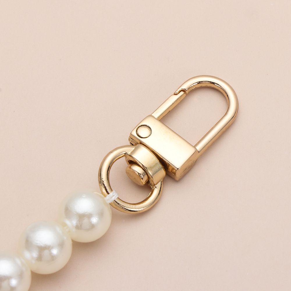Accessories Pearl Belt Bags Handbag Handles Pearl Strap Long Beaded Chain DIY purse Replacement