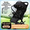 Ventilate Pushchair Mosquito Net Zipper Baby Mosquito Cover Stroller Mosquito Net Summer