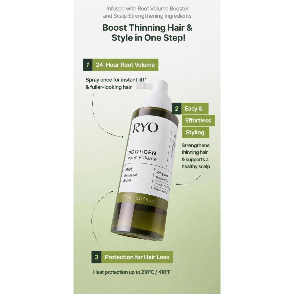 Ryo Hair Root Volumizing Hair Essence 150ml / 5.07 Fl. Oz