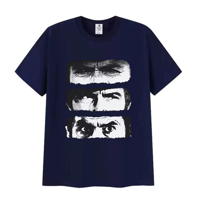 2026 The Good The Bad and Ugly TV Graphic Print Men Women Vintage Fashion Short Sleeve Tshirt  Gothic Cotton Tshirt