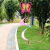 Hanging  Rotate Windmill Colorful Spiral Windchimes Vintage Animal Windmill  Yard Lawn
