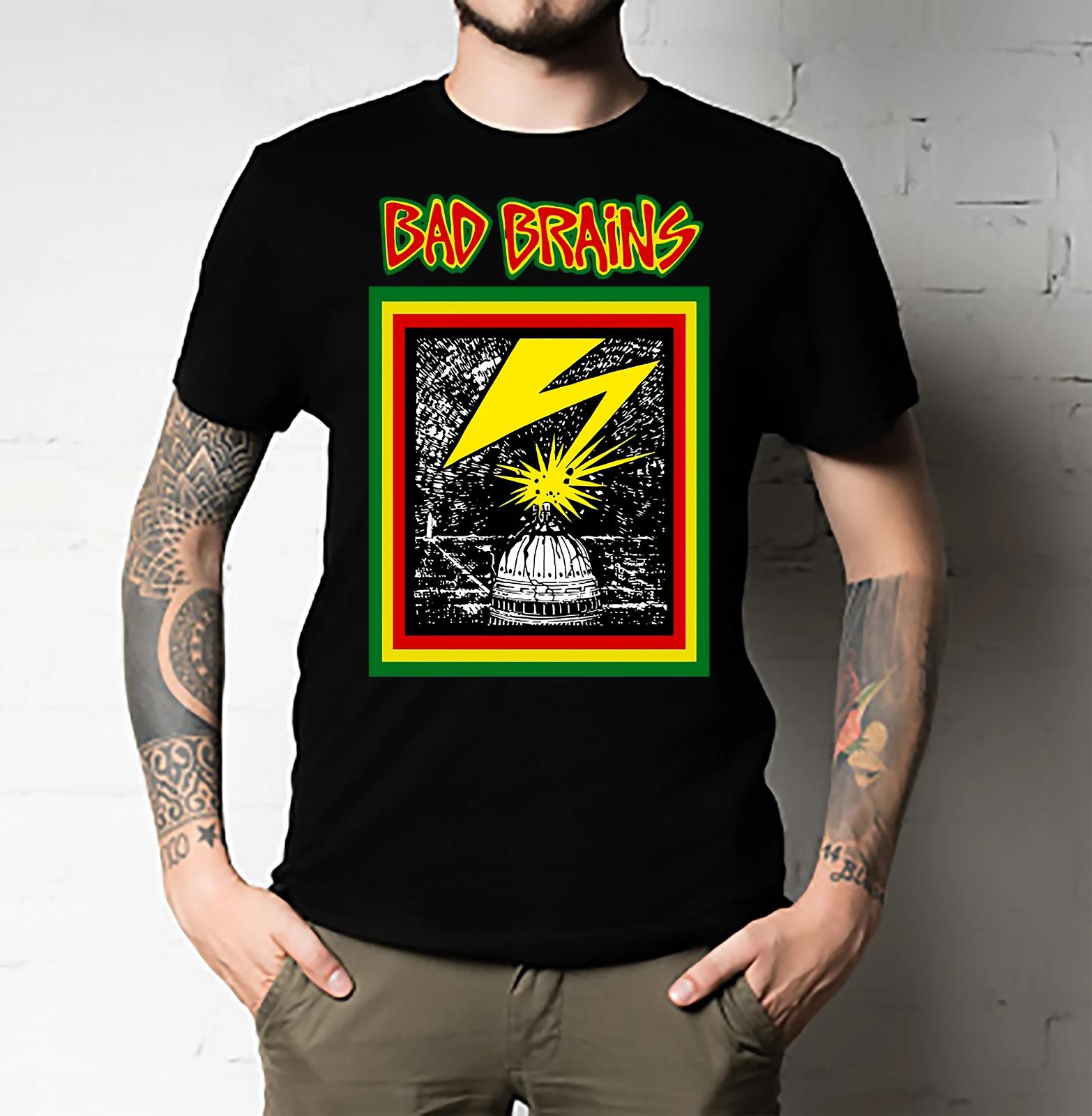 Men s and Women s T-shirts BAD BRAINS - Capitol - T SHIRT S-M-L-XL-2XL T Shirt Brand Officiel M