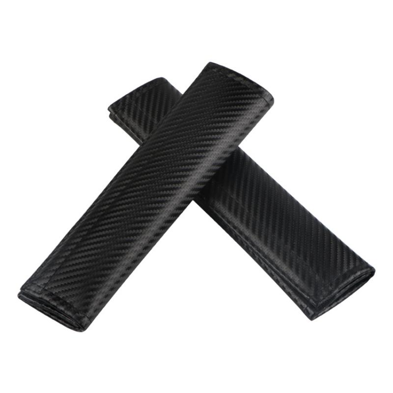 2pcs Car Seat Belt Cover Shoulder Protector Pads for Mitsubishi Outlander Lancer 9 10 ASX L200 Pajero Eclipse Auto Accessories