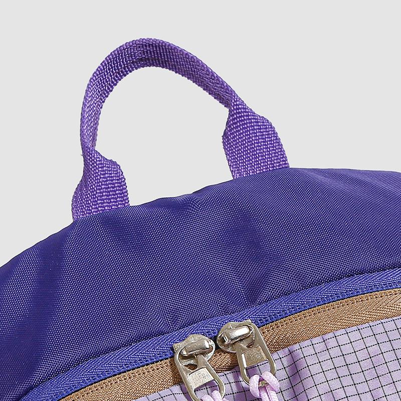 Color Block Backpack Unisex Commuter Large Capacity Lightweight Travel Backpack Student Schoolbag