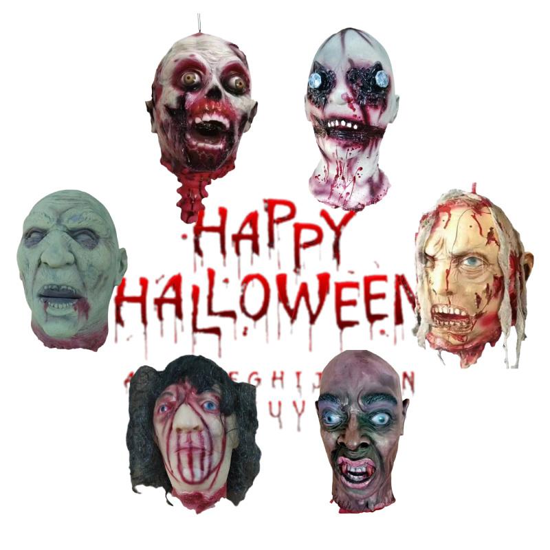 Headless Zombie Halloween Skull Ornament Prop Horror Party Decor Haunted House