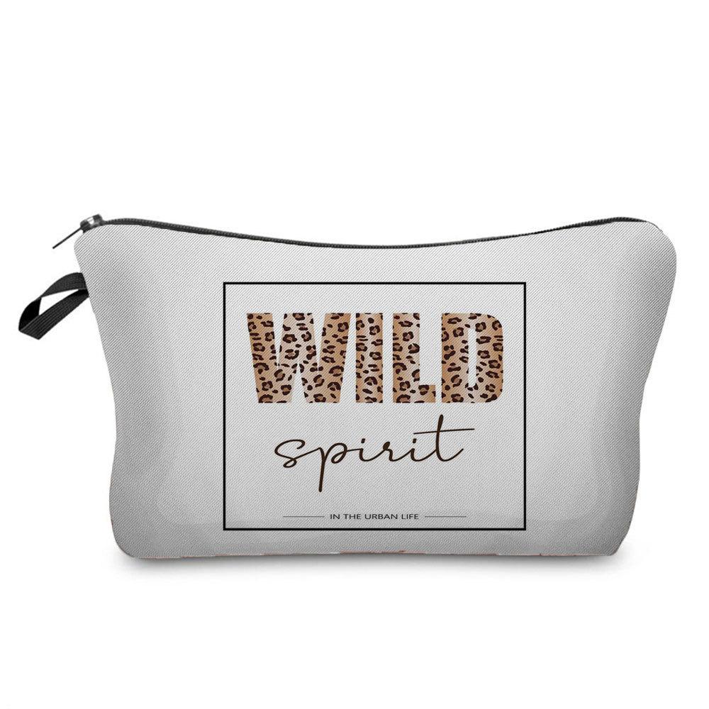 Women Lips Print Cosmetic Bag Toiletries Organize Travel Storage Case 6382