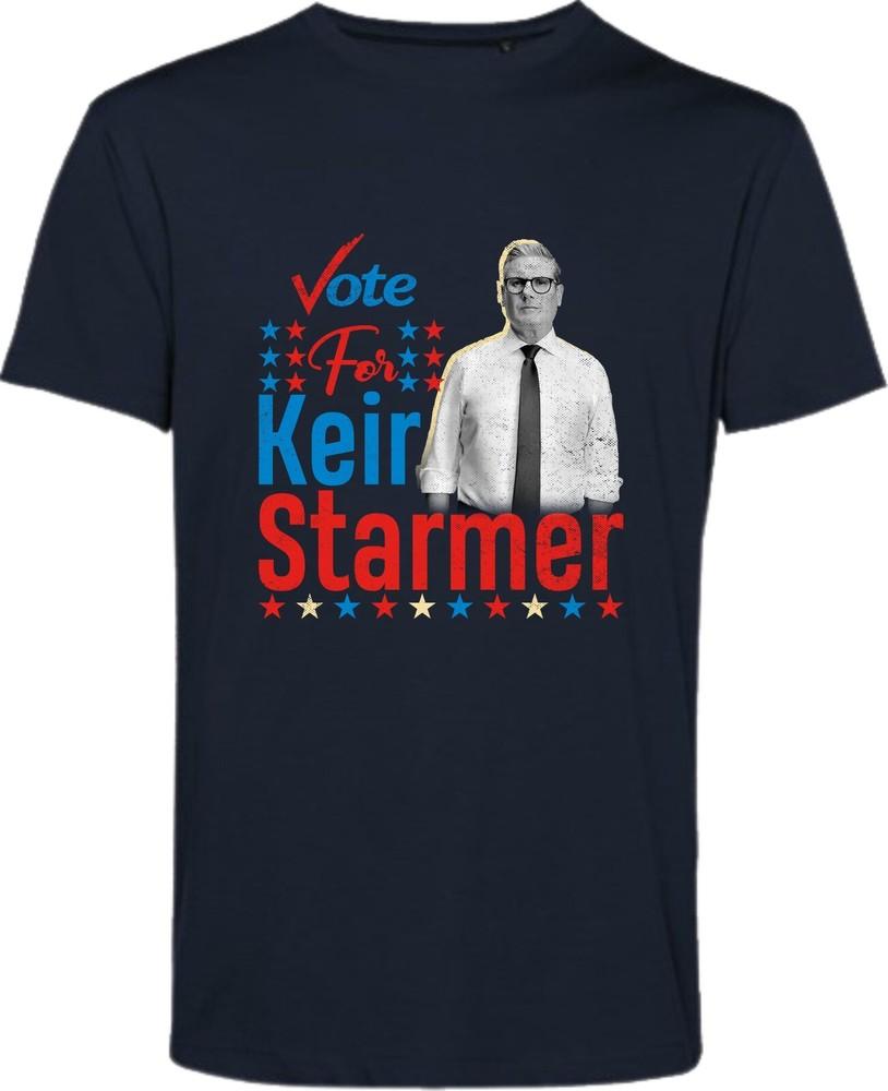 Vote For Keir Starmer Tshirt Labour Party Uk Tshirt Election Uk 2024 Tee Top S