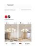 Modern Minimalist French Pumpkin Chandelier for Living Room or Bedroom – Full Spectrum Eye Protection, Warm Light