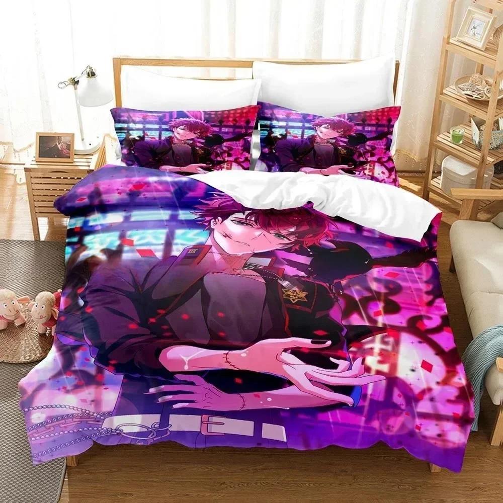 Comforter 3D Printing Anime Game Promise Of Wizard Bedding Set Single Twin Full Queen King Size Bed Set Adult Kid Bedroom S