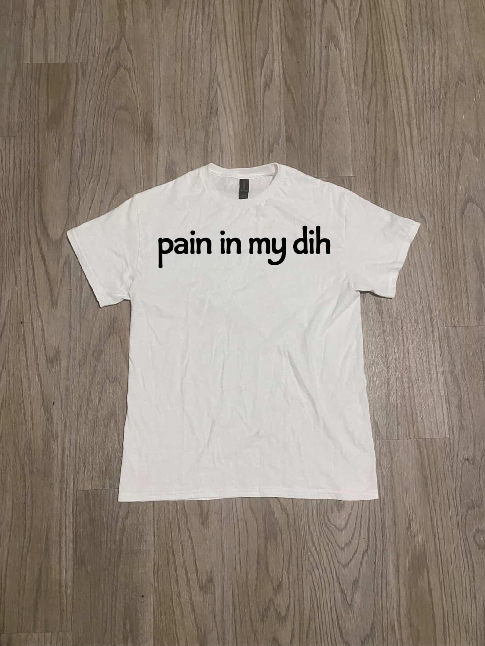 Pain in my dih, Bold Graphic Tee Unisex Heavy Cotton Tee, Trendy Designer Y2K Streetwear Fashion, TikTok Tee Shirt, 100% Cotton 2XL