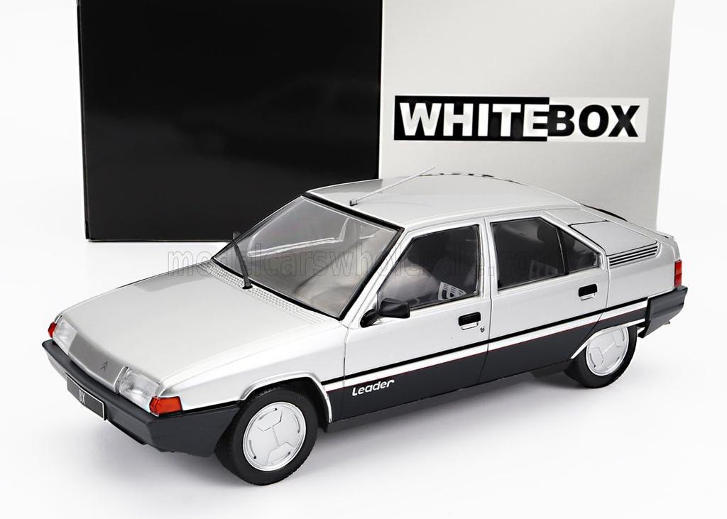 WHITEBOX Citroën Maßstab 1:24 CITROËN BX LEADER 1982 Silber [Parallelimport]