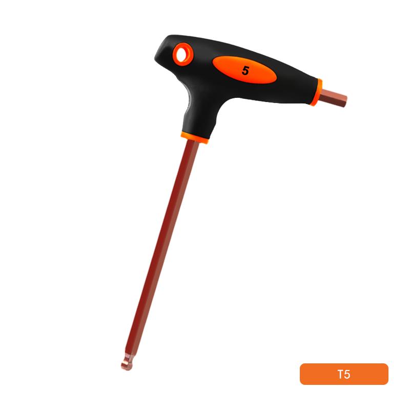 Т-образная шестигранная отвертка T25/2.5/3/4/5/6/8/10 мм хром-ванадиевая сталь — фото 12