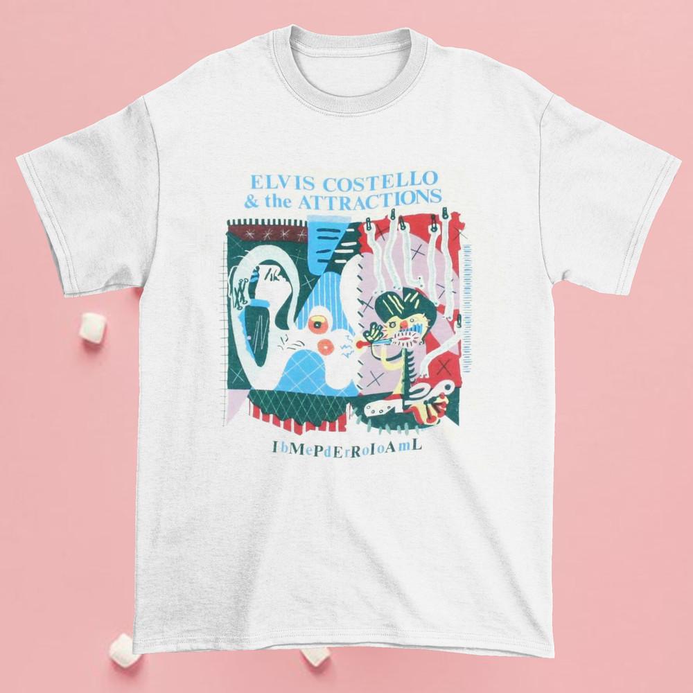 

Elvis Costello Imperial Bedroom White Men All size Shirt ND149 Unisex T-Shirt M
