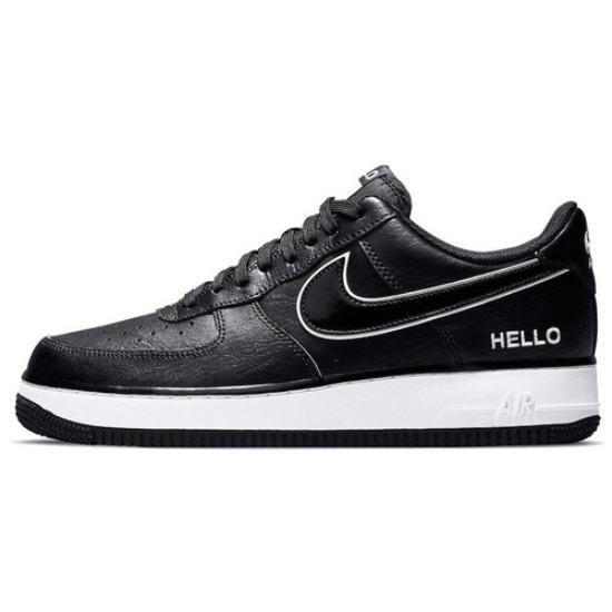 

Nike Air Force 1 Hello White Black 2021 - `CZ0327-001 EU 41 чёрный