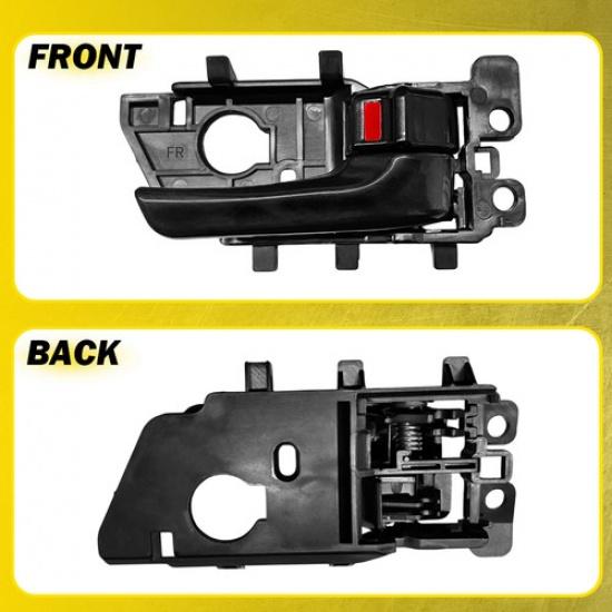 1X Bezel Ide Door Handle Right Black Side For Koup Kia Forte Sedan Hatchback