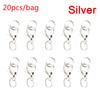 20Pcs Boho Style Lobster Claw Clasp Jump Ringsnecklace Snap Chains Connector Set