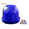 1 Set Dice Cup with Base 5 Dot Dice Heavy Duty Manual Shaker Cup Adults Family Night Bar Party Gambling Drinking Board Game Casino Equipment