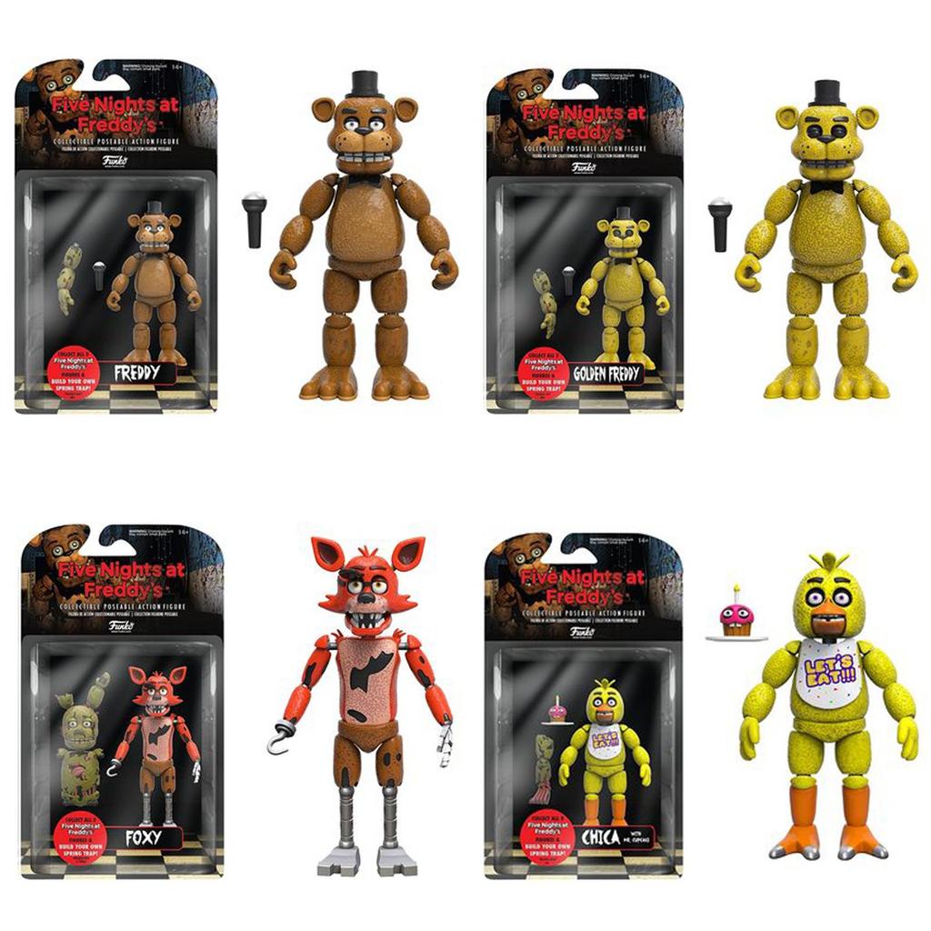 Fnaf Funko Five Nights At Freddy's Action Figure Articulated Golden Freddy For Kids