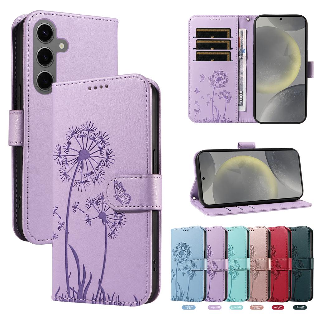 Leder Hülle Für Samsung Galaxy S25 S24 S23 S22 S21 S20 Ultra FE Plus S10 S9 S8 Plus Flip Wallet Magnetischer Kartenständer Buchhülle