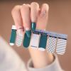 14 Nail Stickers Korean Nail Polish Film Full Nail Art Stickers UV Printed Nail Art Stickers