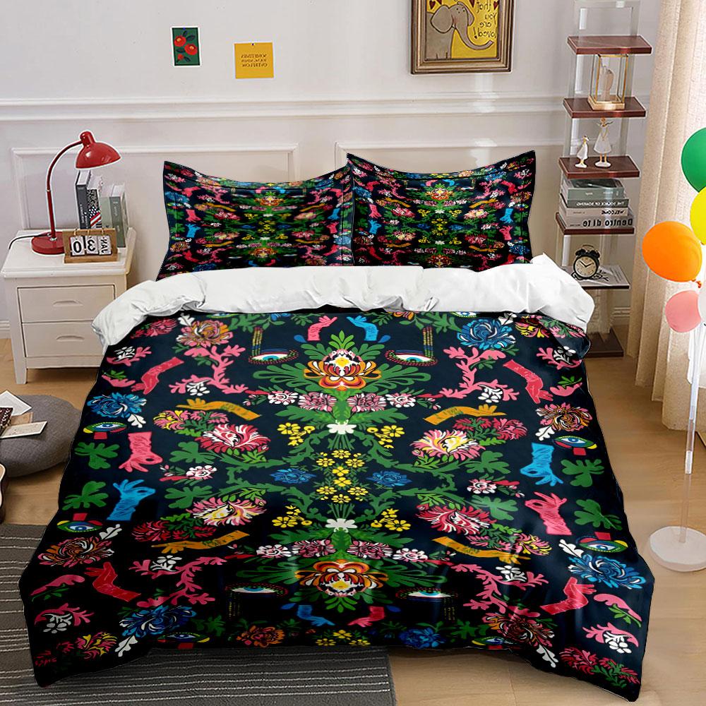 

Floral motifs, tiger faces. Bedding sets Duvet cover sets Duvet covers Pillowcases(1 * Duvet Cover 2 * Pillowcases without duvet insert) 135x200cm