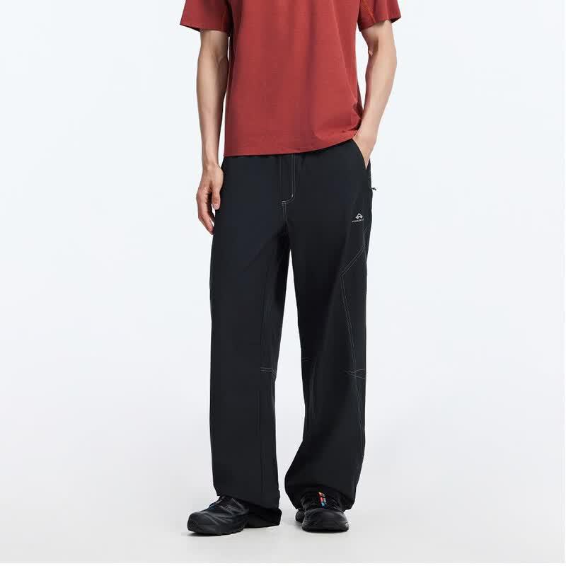 Tuo Lu Zhe Men's Sport Casual Straight-Leg Pants
