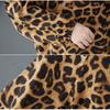 DIMANAF 2025 Women Summer Plus Size Shirt Blouse Long Sleeve Buttons Fashion Leopard Tops Tees Loose New Blouse